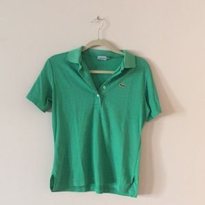 Vintage Kelly green Haymaker Lacoste polo